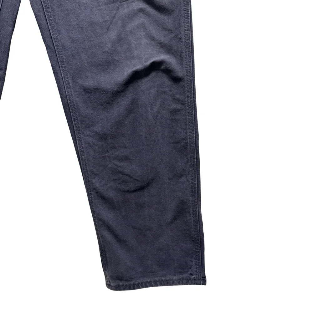 Carhartt B11 PTD Washed Duck Work Dungaree Carpenter Pants Mens‎ 36x32 Grey Blue